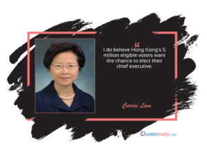 Carrie Lam Quotes